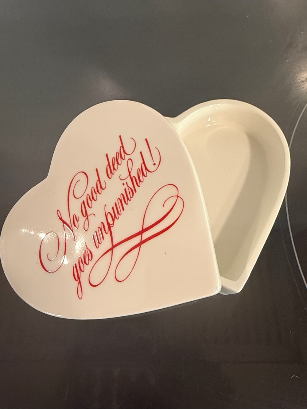 Tiffany & Co. White Heart-Shaped Trinket Box Set
